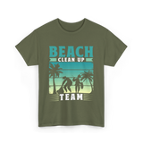 Beach Team Cleanup T-Shirt - Military Green