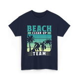 Beach Team Cleanup T-Shirt - Navy