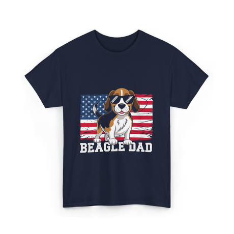 Beagle Dad Beagle Dog T-Shirt - Navy