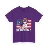 Beagle Dad Beagle Dog T-Shirt - Purple