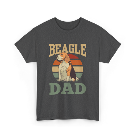 Beagle Dad Beagles Dog Lover T-Shirt - Dark Heather