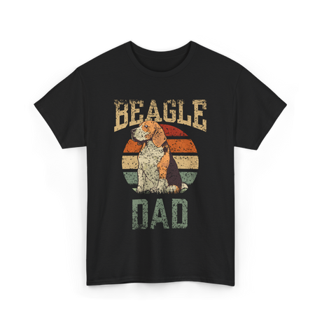 Beagle Dad Dog Beagles T-Shirt - Black