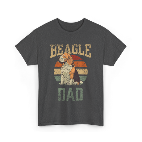 Beagle Dad Dog Beagles T-Shirt - Dark Heather