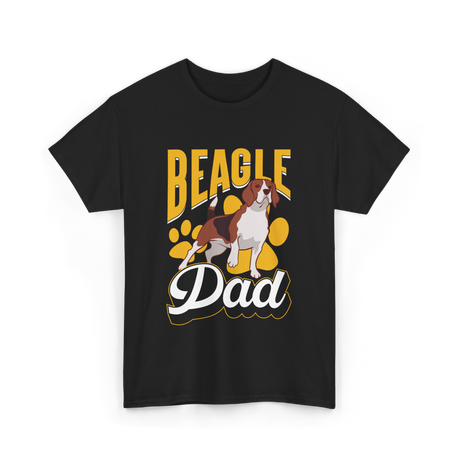 Beagle Dad Dog Lover Beagle T-Shirt - Black