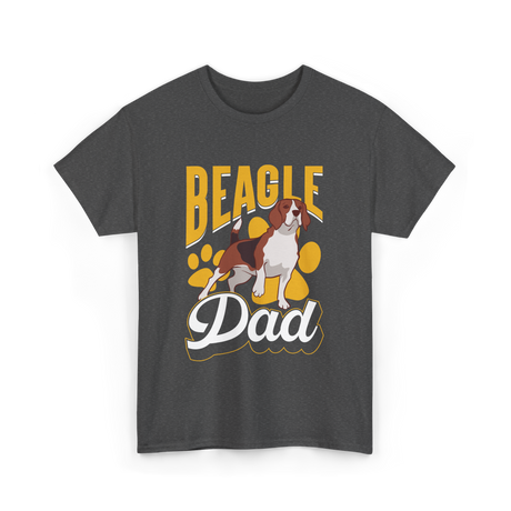 Beagle Dad Dog Lover Beagle T-Shirt - Dark Heather