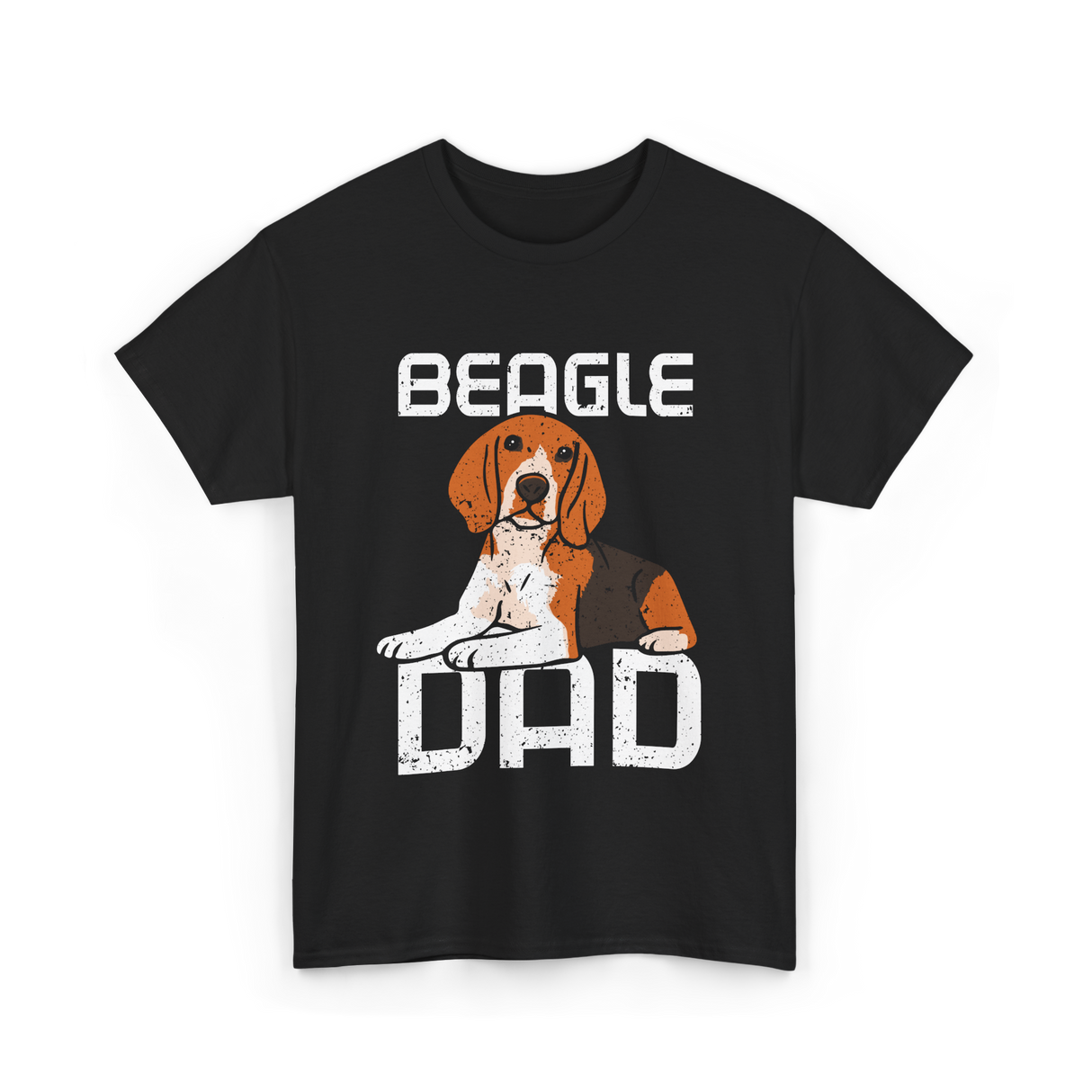 Beagle Dad Dog T-Shirt - Black