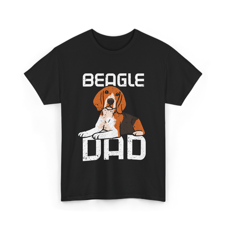 Beagle Dad Dog T-Shirt - Black