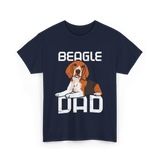 Beagle Dad Dog T-Shirt - Navy