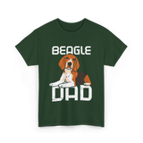 Beagle Dad Dog T-Shirt - Forest Green