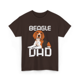 Beagle Dad Dog T-Shirt - Dark Chocolate