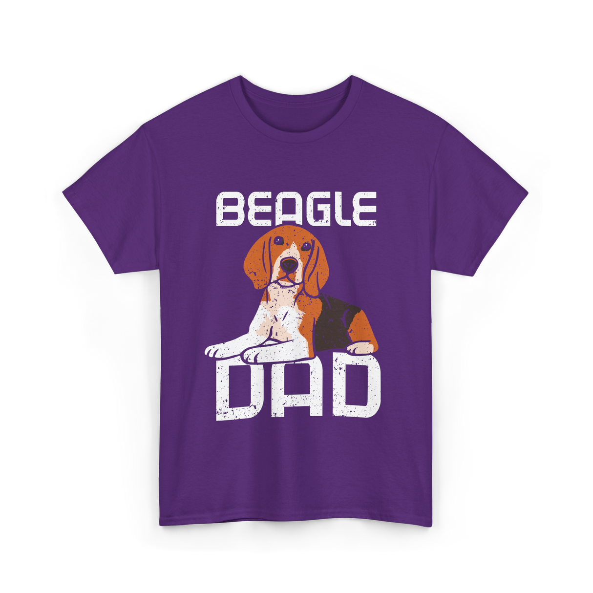 Beagle Dad Dog T-Shirt - Purple