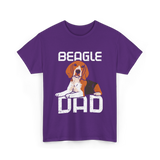 Beagle Dad Dog T-Shirt - Purple