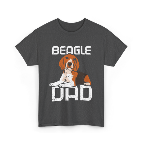 Beagle Dad Dog T-Shirt - Dark Heather