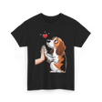 Beagle Love Dog Beagle T-Shirt - Black