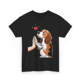 Beagle Love Dog Beagle T-Shirt - Black