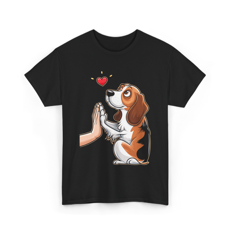 Beagle Love Dog Beagle T-Shirt - Black