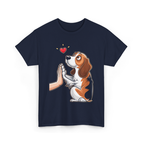 Beagle Love Dog Beagle T-Shirt - Navy