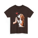 Beagle Love Dog Beagle T-Shirt - Dark Chocolate