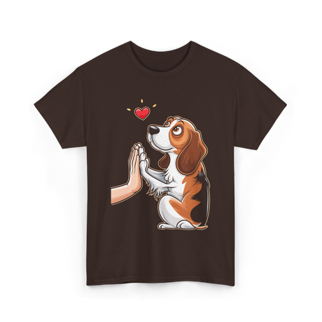 Beagle Love Dog Beagle T-Shirt - Dark Chocolate