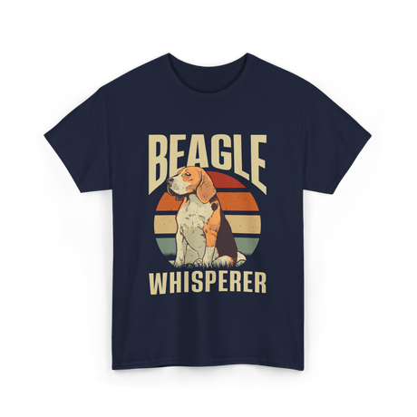 Beagle Whisperer Beagle Lover T-Shirt - Navy