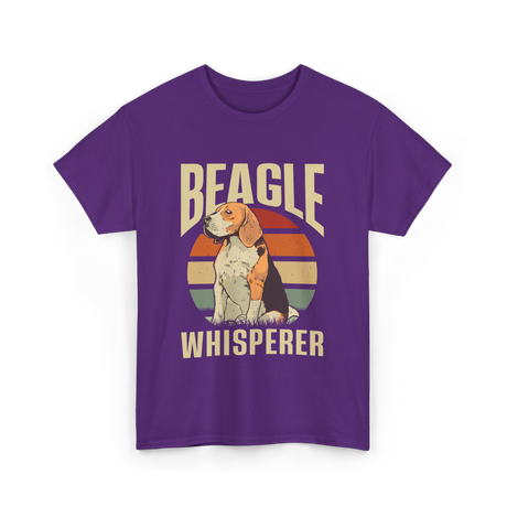 Beagle Whisperer Beagle Lover T-Shirt - Purple