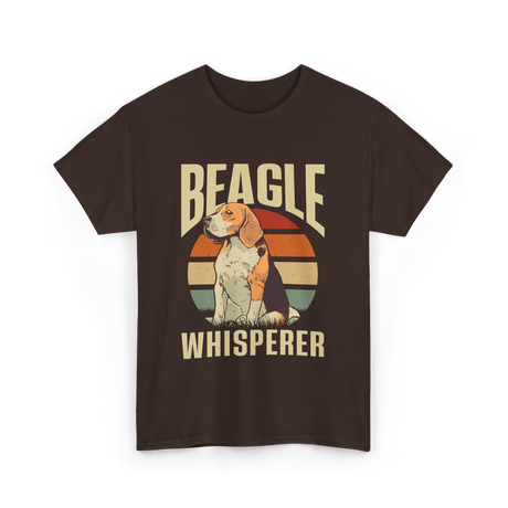 Beagle Whisperer Beagle Lover T-Shirt - Dark Chocolate