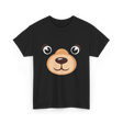 Bear Face Costume Kids Bear T-Shirt - Black