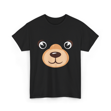 Bear Face Costume Kids Bear T-Shirt - Black