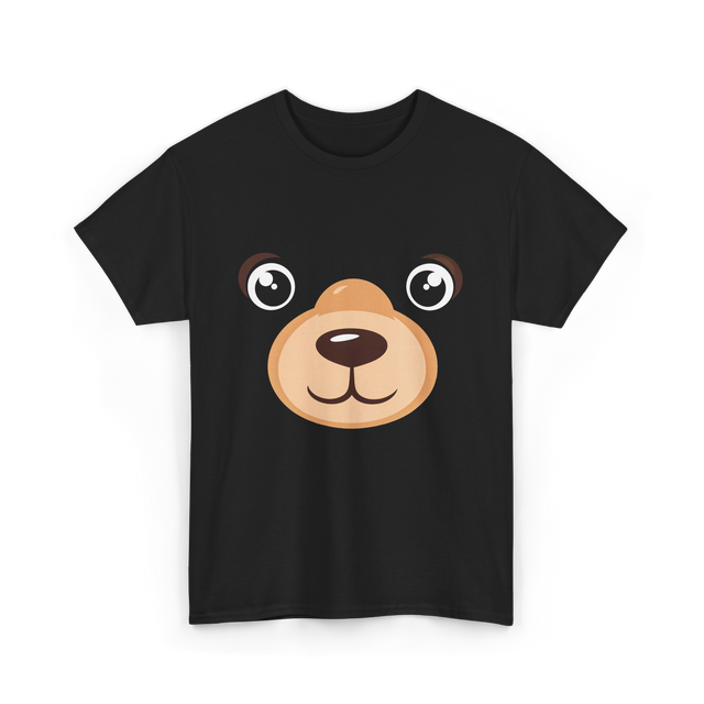 Bear Face Costume Kids Bear T-Shirt - Black