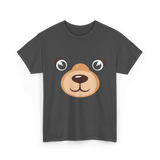 Bear Face Costume Kids Bear T-Shirt - Dark Heather