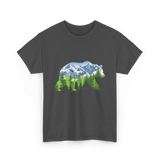 Bear Nature Wildlife Outdoor T-Shirt - Dark Heather