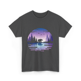 Bear Reflection Nature Wildlife T-Shirt - Dark Heather