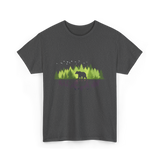 Bear Reflection Wildlife Nature T-Shirt - Dark Heather