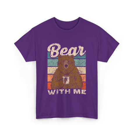 Bear With Me Bears Animal T-Shirt - Purple