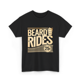 Beard Rides Beard T-Shirt - Black