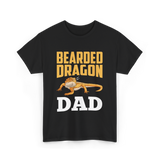 Bearded Dragon Dad Reptile Lover T-Shirt - Black