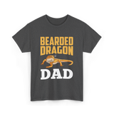 Bearded Dragon Dad Reptile Lover T-Shirt - Dark Heather