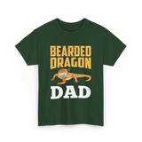 Bearded Dragon Dad Reptile Lover T-Shirt - Forest Green