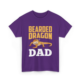 Bearded Dragon Dad Reptile Lover T-Shirt - Purple