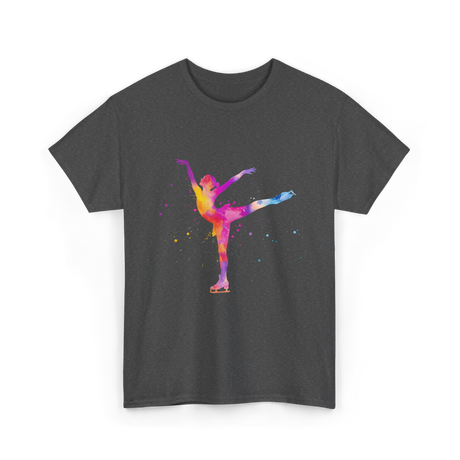 Beautiful Figure Skating Ice Skating T-Shirt - Dark Heather