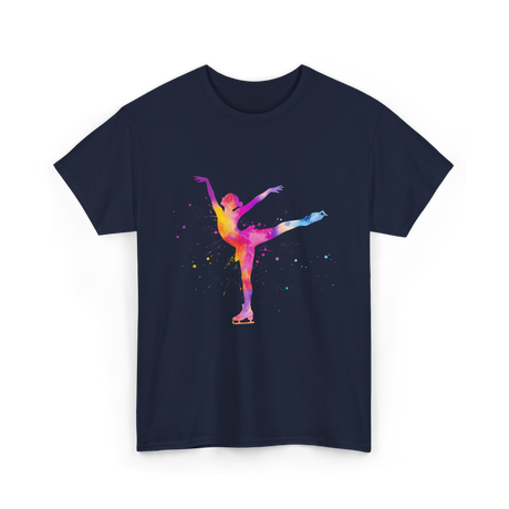 Beautiful Figure Skating Ice Skating T-Shirt - Navy