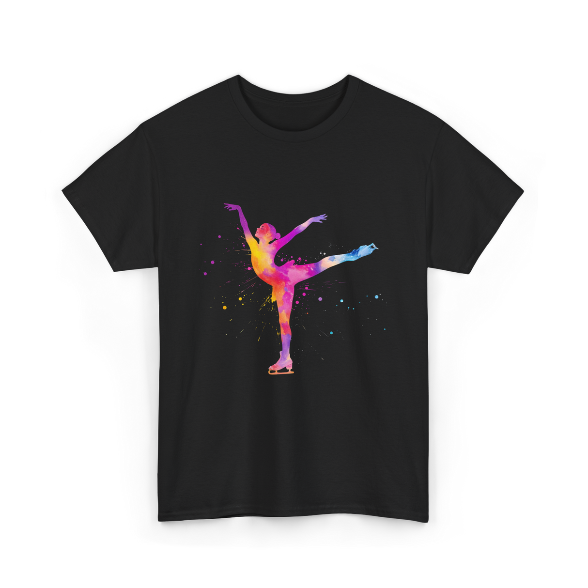 Beautiful Figure Skating Ice Skating T-Shirt - Black