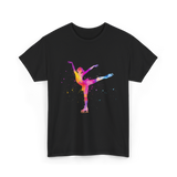 Beautiful Figure Skating Ice Skating T-Shirt - Black