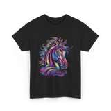 Beautiful Horse Graphic Horse T-Shirt - Black