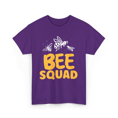 Bee Squad Bee Keeping Bees T-Shirt - Purple