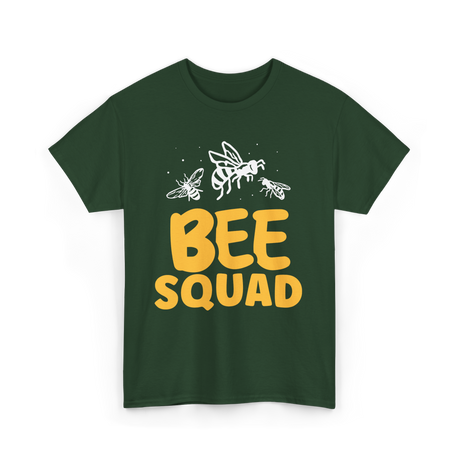 Bee Squad Bee Keeping Bees T-Shirt - Forest Green