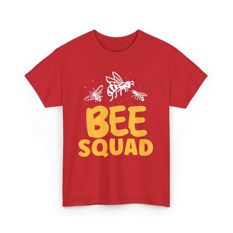 Bee Squad Bee Keeping Bees T-Shirt - Red