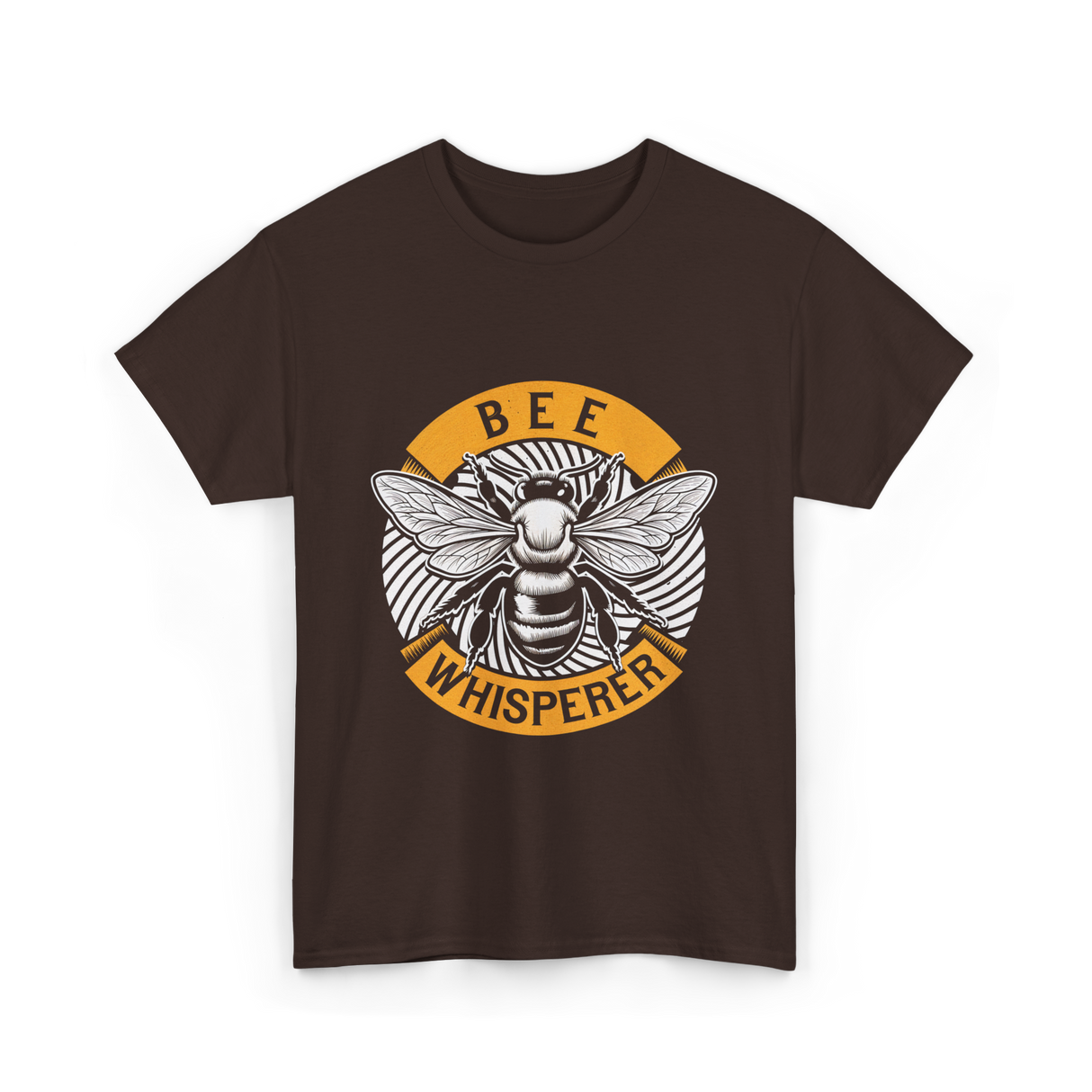 Bee Whisperer Beekeeping Bees T-Shirt - Dark Chocolate