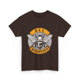 Bee Whisperer Beekeeping Bees T-Shirt - Dark Chocolate