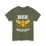 Bee Whisperer Beekeeping Bees T-Shirt - Military Green